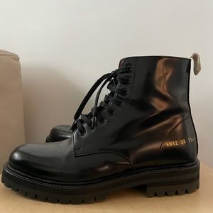 Women’s Common Project Lace up combat boots 38